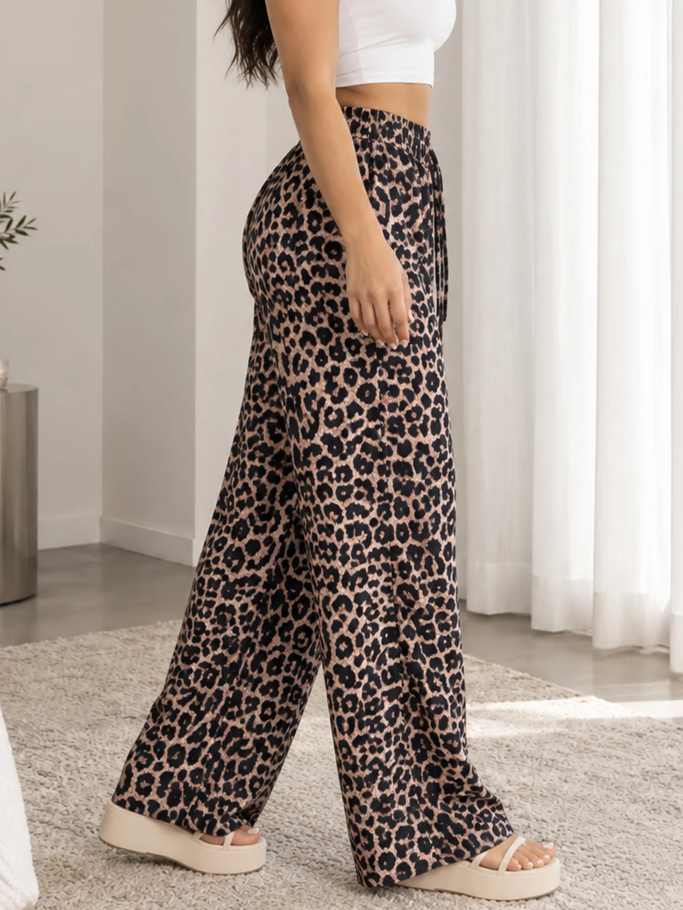 AD2651 Pantalón holgado estampado Animal Print 15655